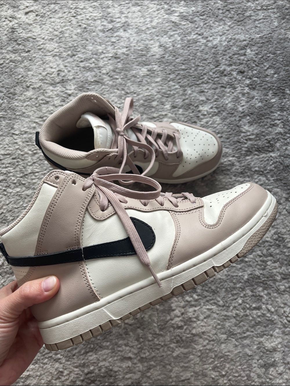 Nike Dunk High neural colored Fossil Stone women’s size 8